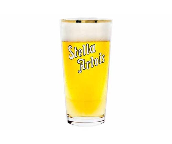 M&T Beer glass 33 cl  " Boerke " Stella Artois set with 4 glasses