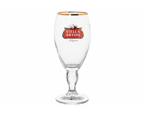 M&T Verre à bière  sur pied 25 cl  " Stella Artois "