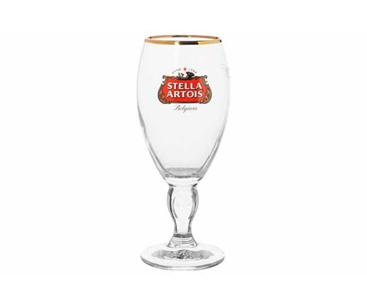M&T Beer glass footed 25 cl " Stella Artois "