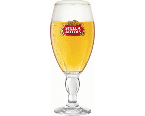 M&T Verre à bière  sur pied 25 cl  " Stella Artois "
