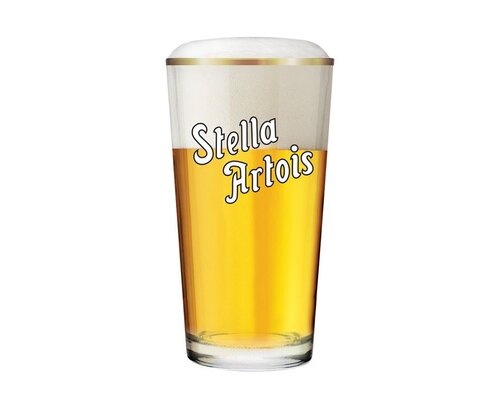 M&T Beer glass 33 cl  " Boerke " Stella Artois set with 4 glasses