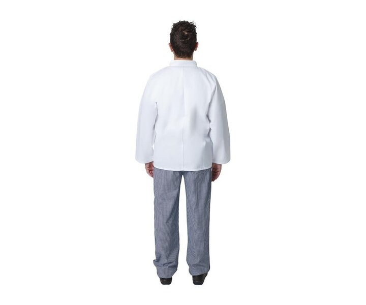 M&T Whites Vegas koksbuis lange mouw wit