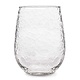 LIBBEY  Water- wijnglas 50 cl   "Stemless " Gehamerd aspect