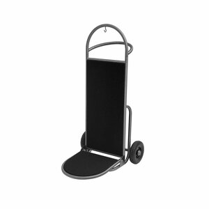 M&T Luggage trolley " Full black " with black carpet