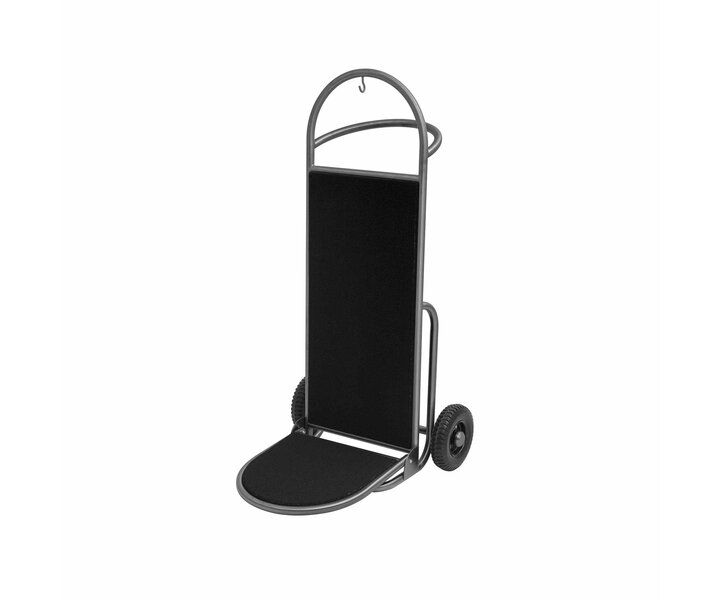 M&T Bagage steekwagen   "Full black " met zwart tapijt