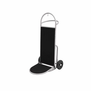M&T Luggage trolley " Silver " with black carpet