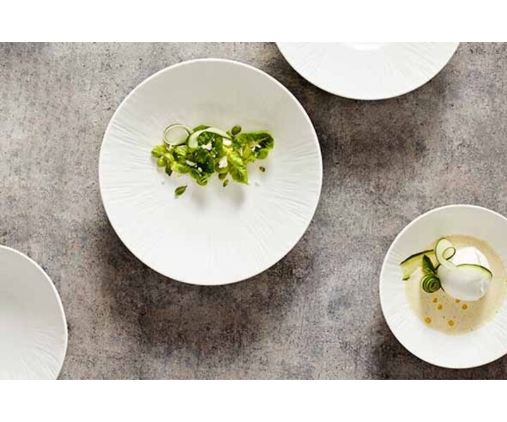 M&T Pasta bord  24 cm  " Pure White "