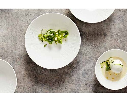 M&T Diep coupe bord 26,5  cm  " Pure White "