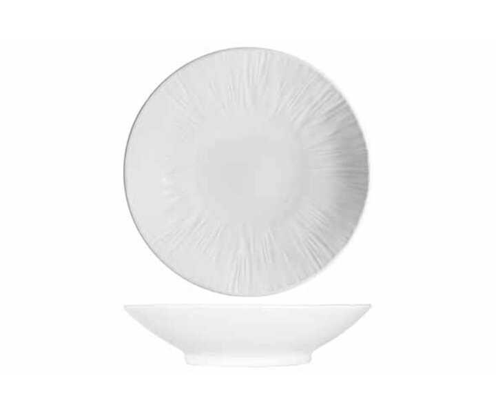 M&T Assiette  creuse  modèle coupe 26,5  cm  " Pure White "