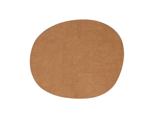 M&T Set de table 43,5x36,5cm en cuir organique  brun