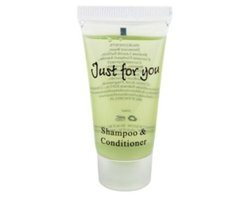 M&T Shampooing & conditionner 20 ml en tube  " Just for you " boite  de 100 tubes