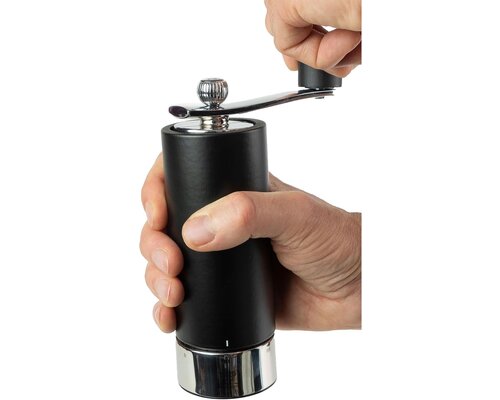 PEUGEOT  Zoutmolen 18 cm " ISEN "  beukenhout , zwart matte uitvoering