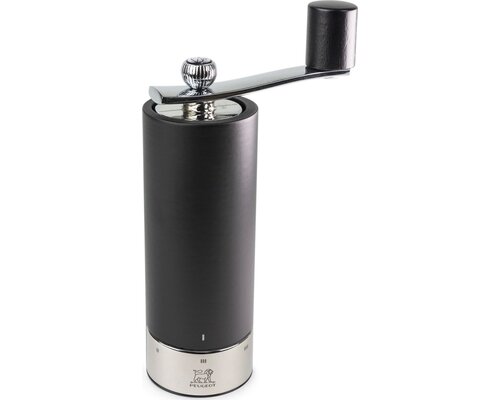 PEUGEOT  Moulin à poivre 18 cm " ISEN "  bois d'hêtre mat noir