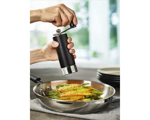 PEUGEOT  Peppermill 18 cm " ISEN " black mat beechwood