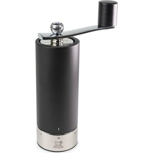 PEUGEOT  Moulin à sel 18 cm " ISEN "  bois d'hêtre mat noir