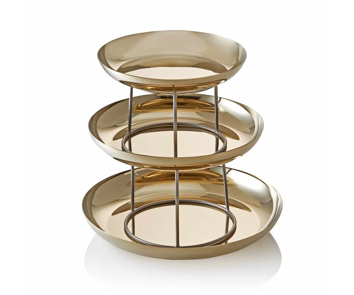 M&T Zeevruchten presentatie 5 delige set  " Gold Tower "