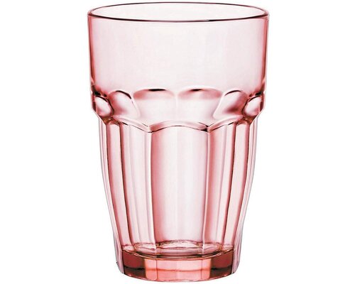 BORMIOLI ROCCO  Verre à longdrink 37 cl  couleur peche " Rock Bar Lounge "