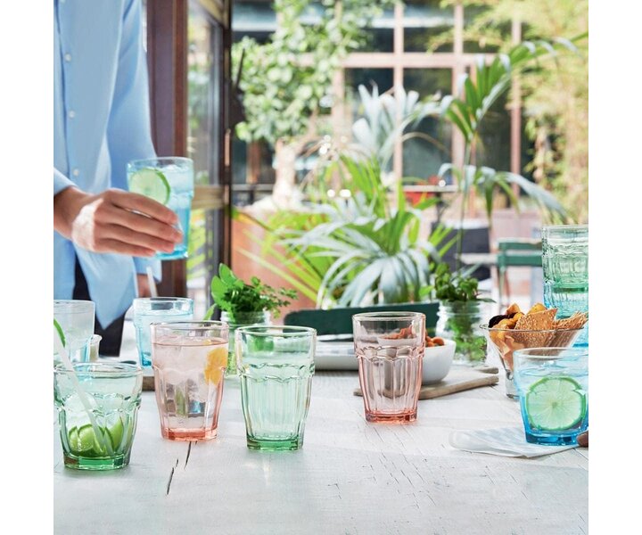 BORMIOLI ROCCO  Water- & softdrink glass 27 cl  Ice blue " Rock Bar Lounge "