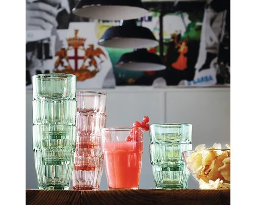 BORMIOLI ROCCO  Water - & softdrink glas 27 cl  Ice blue " Rock Bar Lounge "