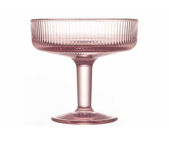 LA ROCHERE  Coupe à glace 33 cl  " Alice "  couleur rose