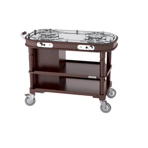 SAMBONET Flambé trolley  " Versailles "   with two gaz burners