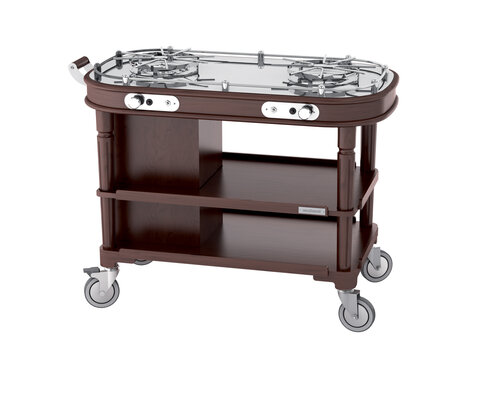 SAMBONET Flambé trolley  " Versailles "   with two gaz burners