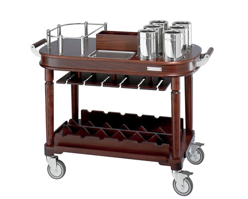 SAMBONET Chariot à  vin et alcool  " Versailles "   finition de luxe haut de gamme