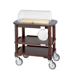 SAMBONET Mini dessert- & cheese serving trolley cooled " Versailles "   de luxe finish