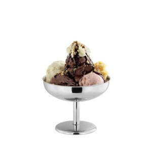 M&T Ice cream & sorbet cup 18 cl " Capri " stainless steel 18/10