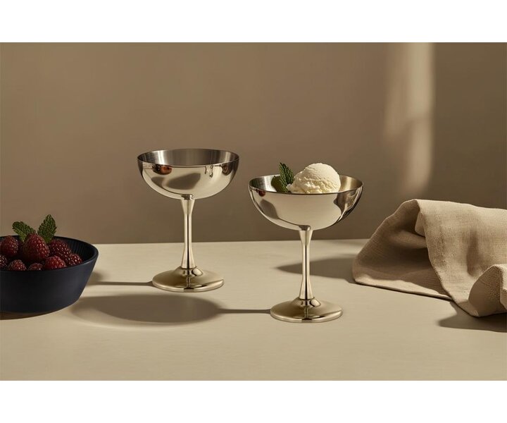 M&T Ice cream & sorbet cup 26 cl " Napoli " stainless steel 18/10