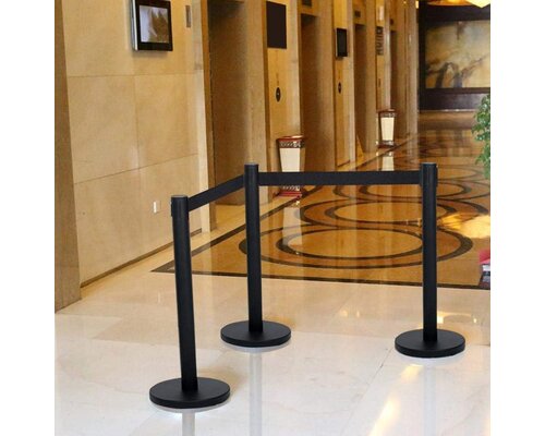 M&T Poteaux de guidage 2 mètres ensemble de 2 pièces avec pied lourd