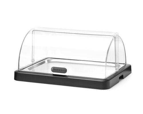 M&T Koeldisplay met rolltop  zwarte kleur