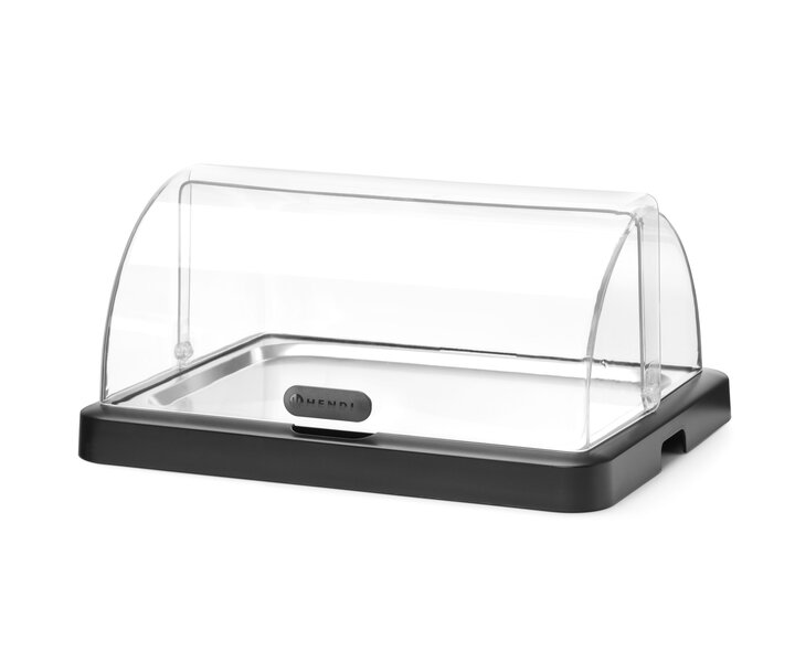 M&T Roll-top cooling display black finish