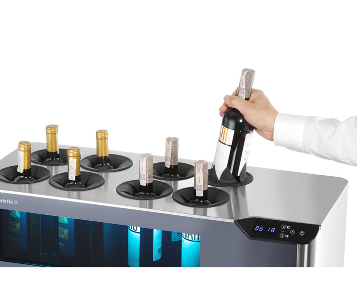 ARKTIC Countertop wine cooler, 2-zone  " Cellar "