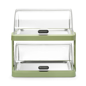 M&T Koeldisplay met dubbele rolltop  "Duo" groene kleur