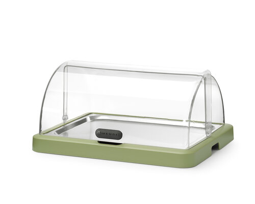 M&T Koeldisplay met rolltop  groene kleur