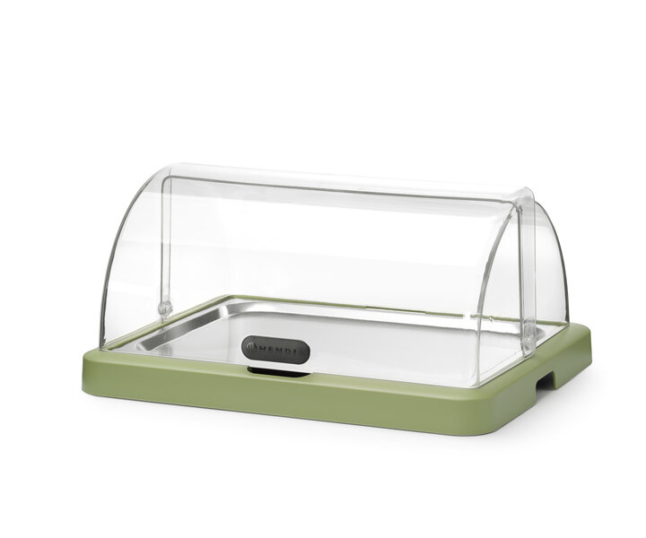 M&T Koeldisplay met rolltop  groene kleur