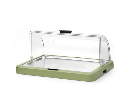 M&T Koeldisplay met rolltop  groene kleur