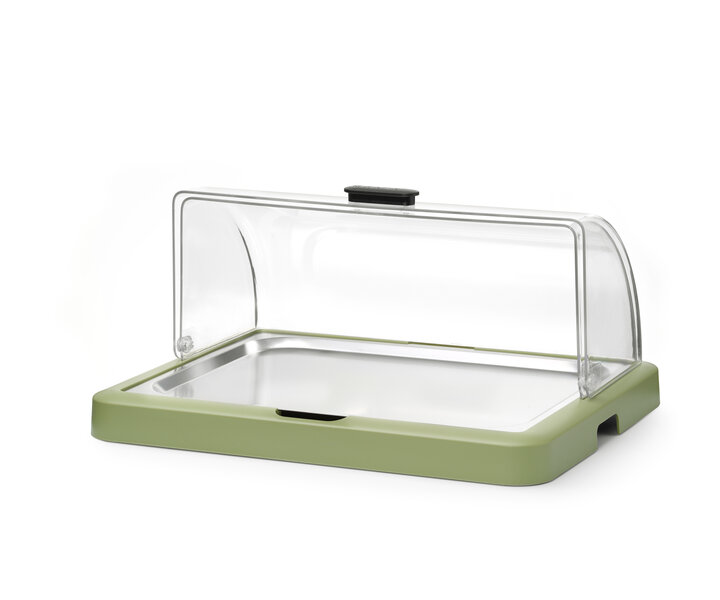 M&T Koeldisplay met rolltop  groene kleur