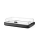M&T Cooling display Uniq black finish with clear lid made of ABS