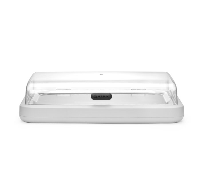 M&T Vitrine réfrigérée Uniq couleur blanche avec couvercle transparent ABS