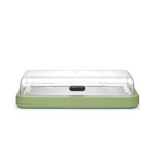 M&T Vitrine réfrigérée Uniq couleur verte avec couvercle transparent ABS