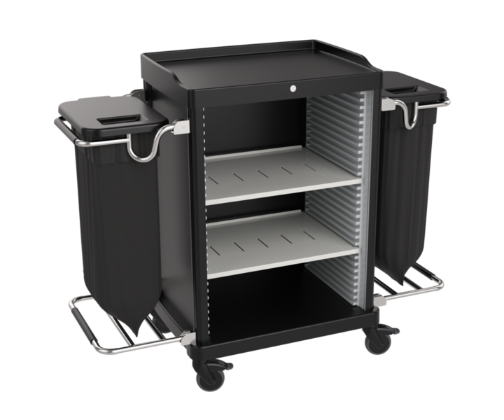 M&T Roommaid trolley " Collection 2026 "   black