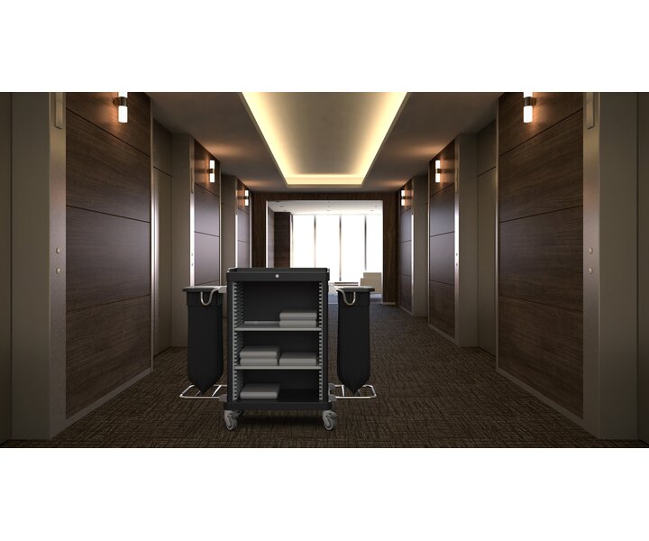 M&T Roommaid trolley " Collection 2026 "  Grey