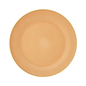 PORCEL  Assiette plate Ø 32 cm " Apricot gold " XXL  avec aile large