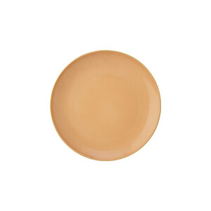 PORCEL  Flat plate Ø 21 cm " Apricot gold " Coupe shape