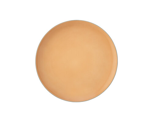 PORCEL  Assiette plate Ø 27 cm " Apricot Platinum " Modèle coupe