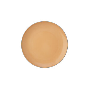 PORCEL  Plat bord Ø 21 cm  "Apricot Platinum " Coupe model