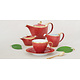 PORCEL  Cup 26 cl with saucer " Rouge "