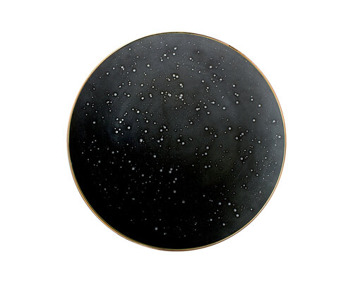 PORCEL  Flat plate Ø 31 cm " Saturn Gold "  XXL